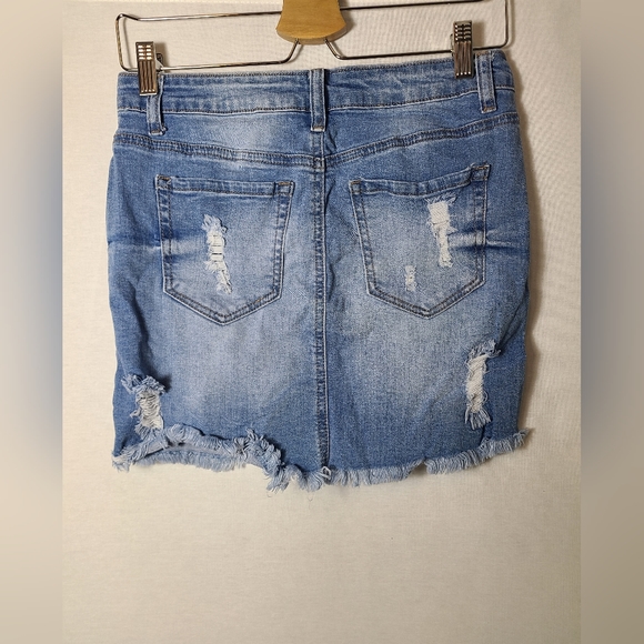 Wax jeans- Denim mini skirt- Size medium - Picture 3 of 4